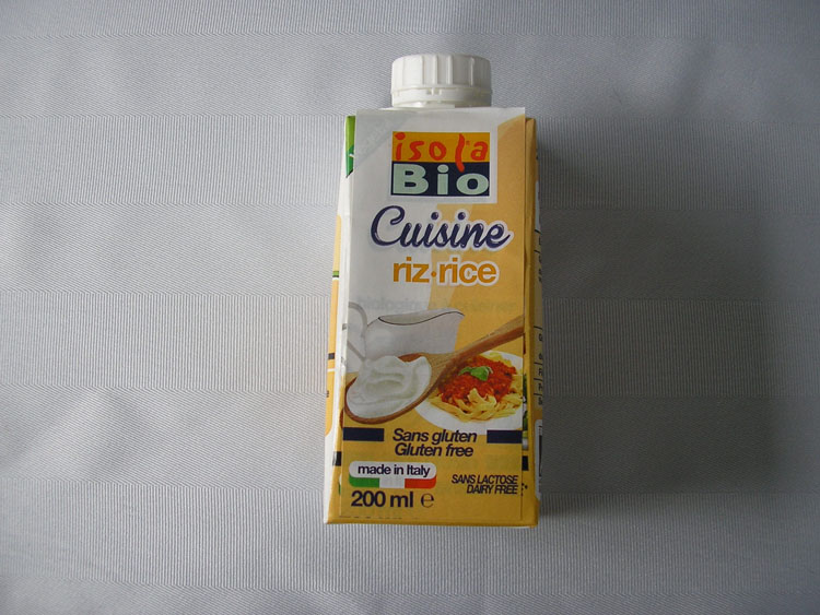 Isola Bio rice cream